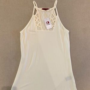 Small white tank top